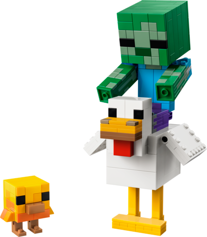 Lego Minecraft Chicken Jockey