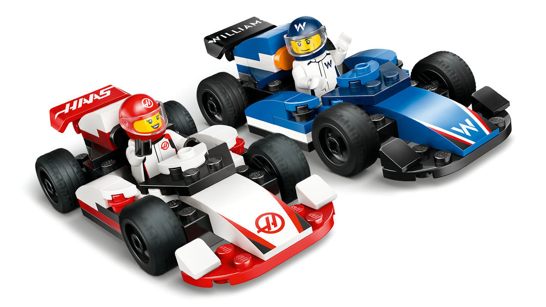 LEGO City F1® Williams Racing & Haas F1® Race Cars