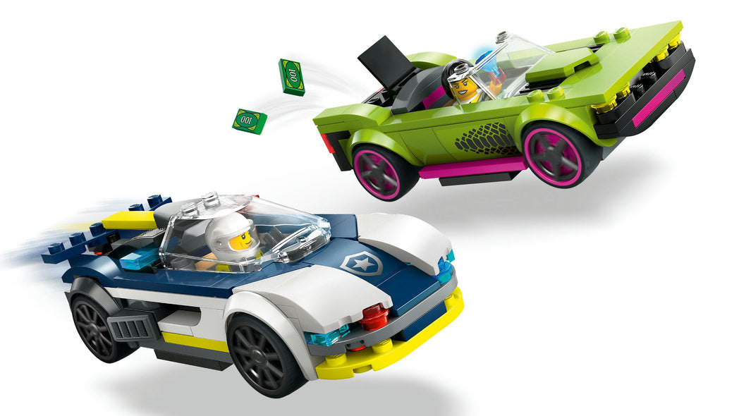 Police Car and Muscle Car