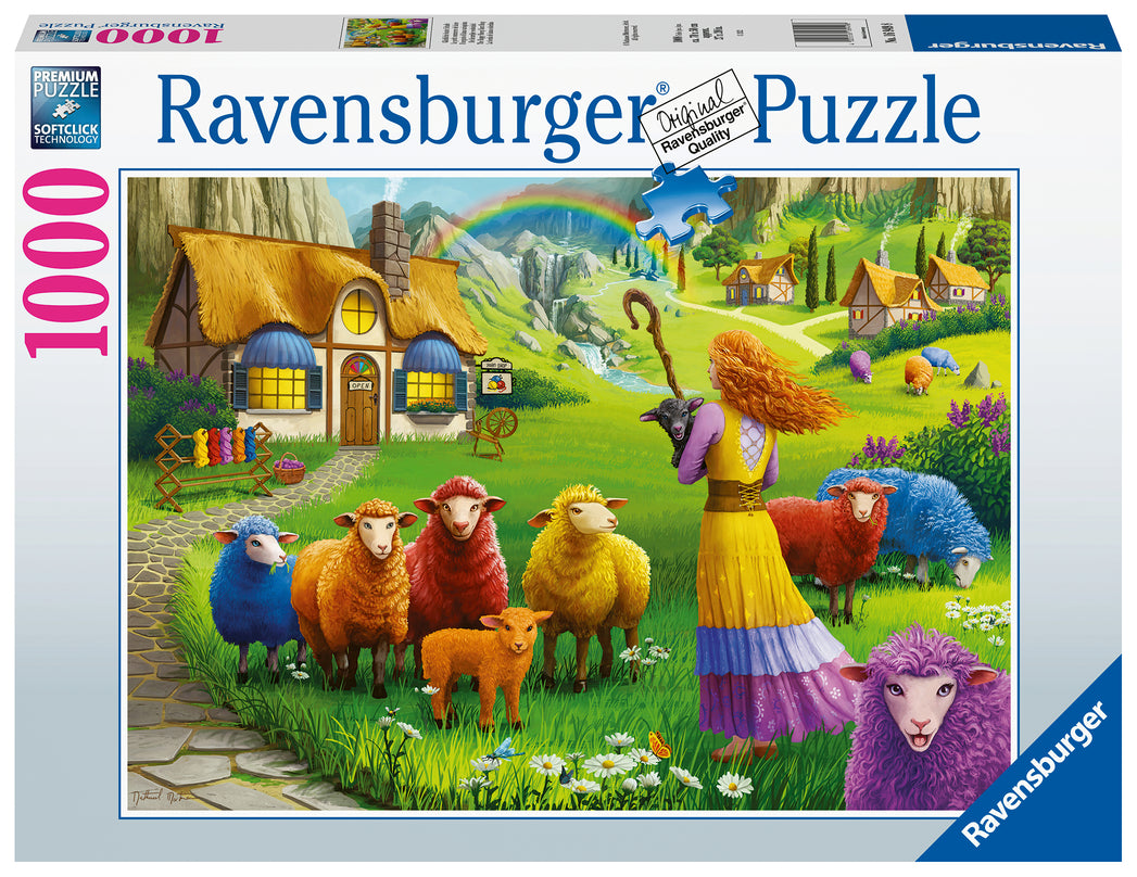 The Happy Sheep Yarn Shop 1000pc