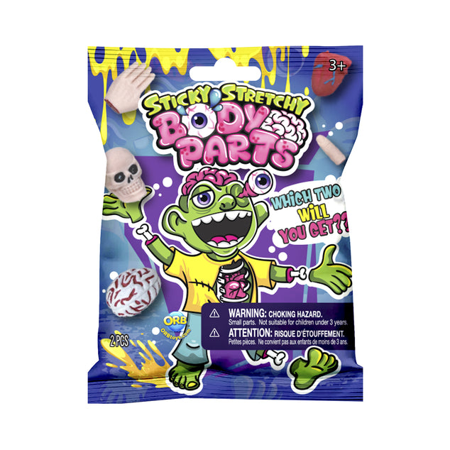 Sticky Stretchy Body Parts Blind Bags Asst