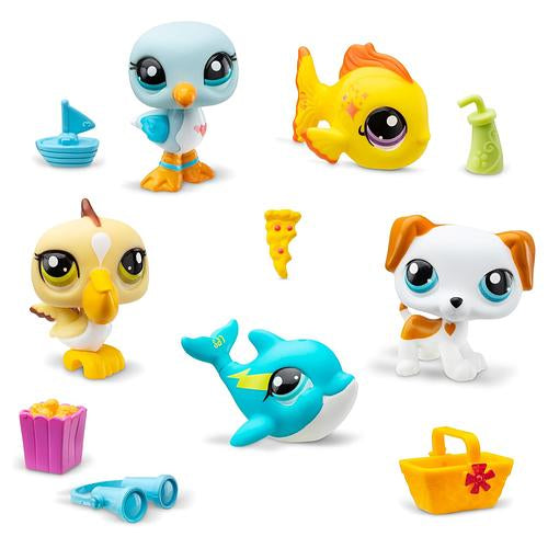 Littlest Pet Shop - 5 Pets Beach Besties Collectors Set