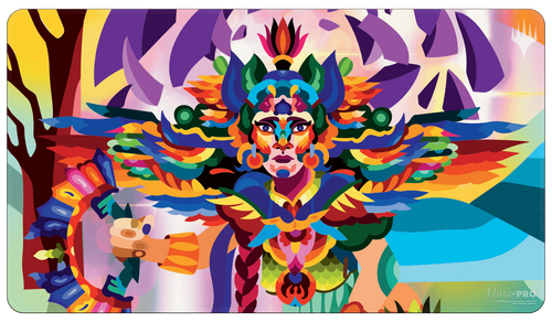 The Lost Caverns of Ixalan Huatli, Poet of Unity Standard Gaming Playmat for Magic: The Gathering