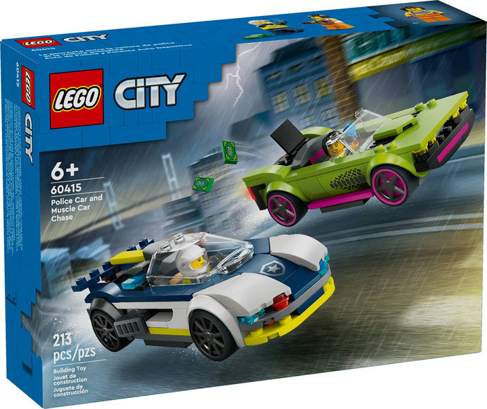 Police Car and Muscle Car