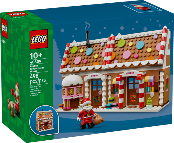 Festive Gingerbread House