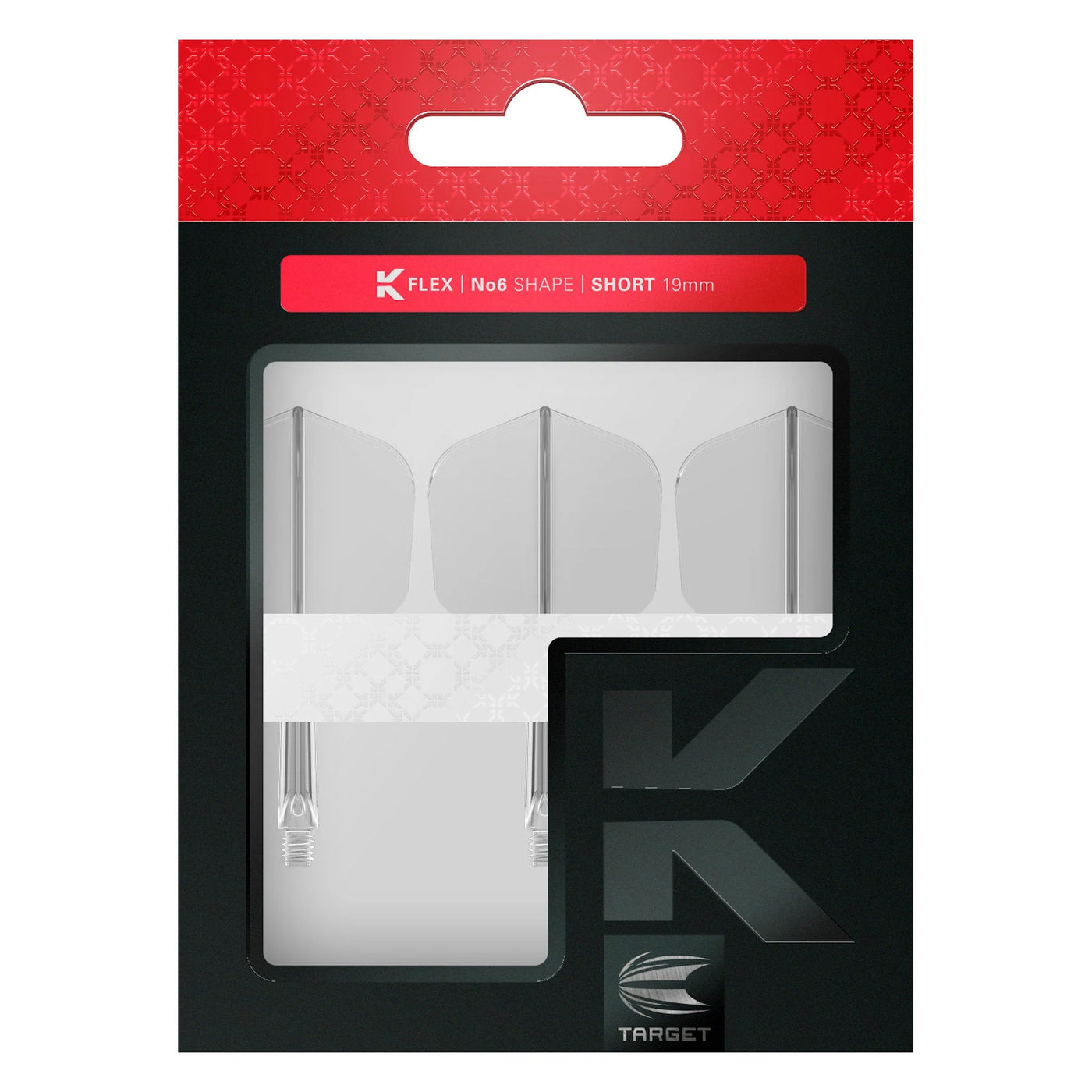 K-Flex Shape No.6 Flight & Shaft Clear- Medium