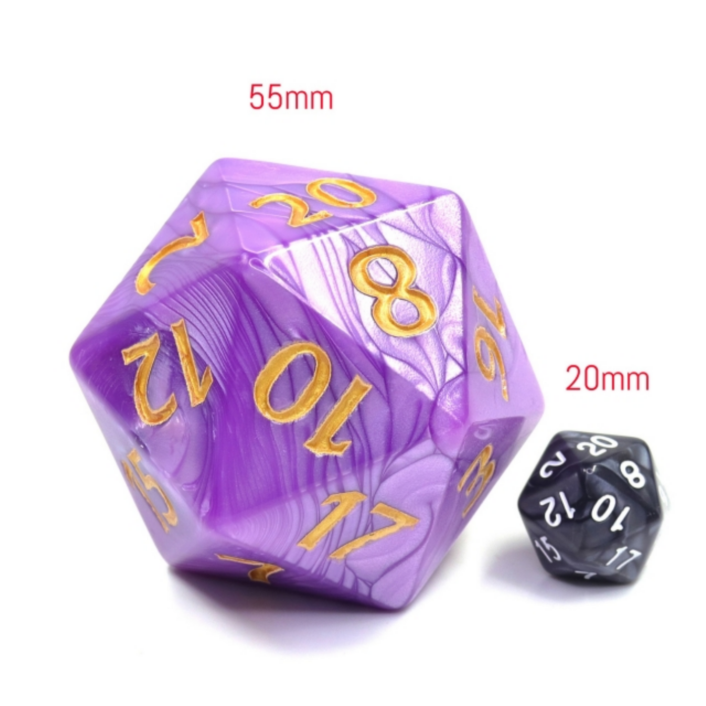 55mm Titan D20 - Purple Pearl