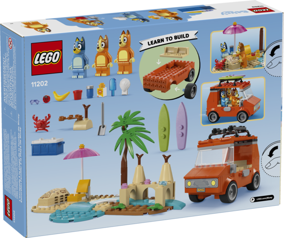 Bluey's Beach & Family Car Trip