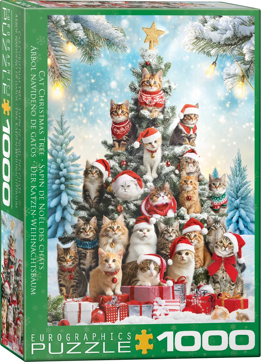 Christmas Tree Cats - 1000 piece