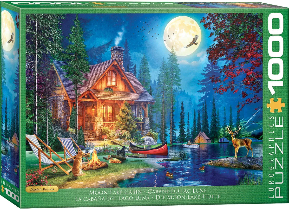 Moon Lake Cabin - 1000 piece