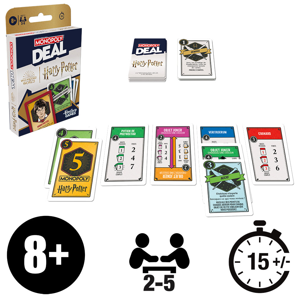 Monopoly Deal Harry Potter English Version