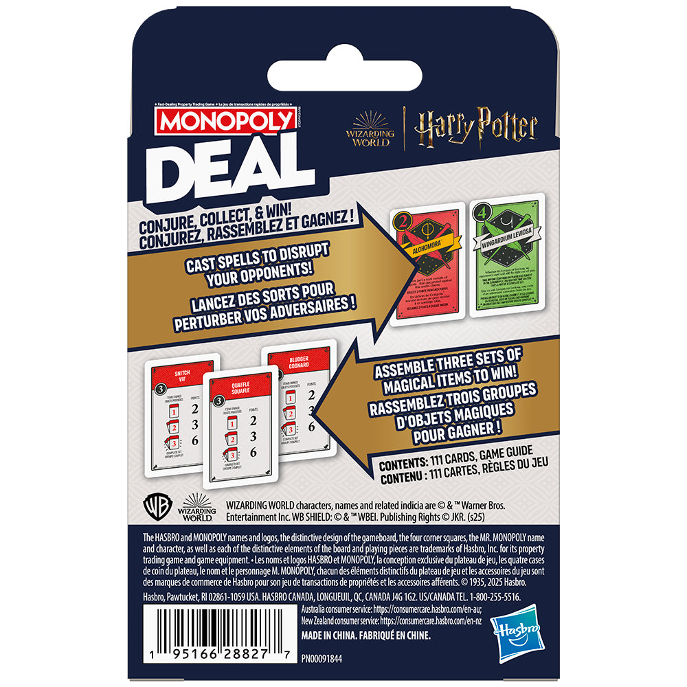 Monopoly Deal Harry Potter English Version