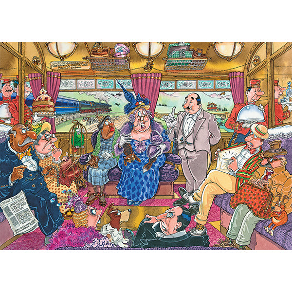 1000 pcs, Wasgij Mystery Retro 9, Great Train Robbery!