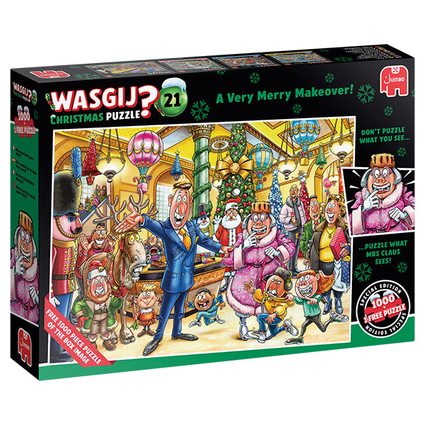 1000pc, Wasgij Christmas #21, A very merry makeover