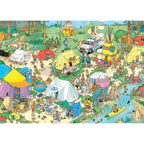 1000 pcs, Camping in the Forest, JVH