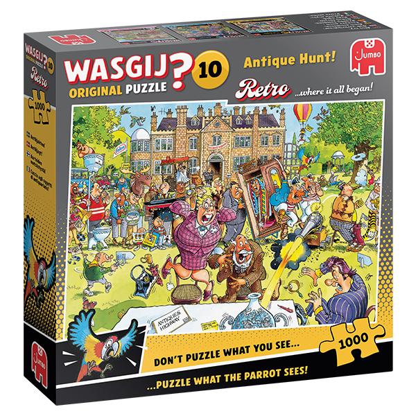 1000 pcs, Wasgij Original Retro 10, Antique Hunt!