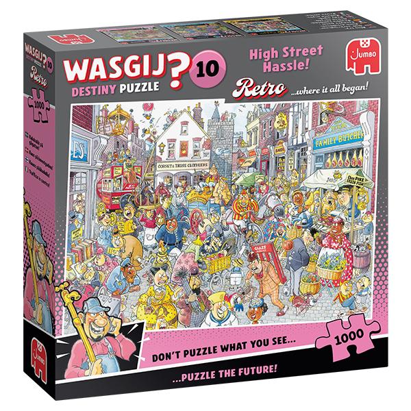 1000 pcs, Wasgij Destiny Retro #10, High Street Hassle!