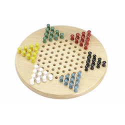 Chinese Checkers - 11" Wood