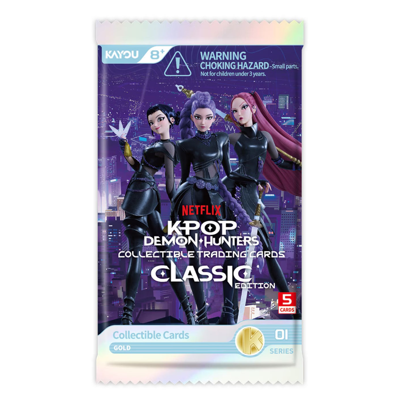 K Pop Demon Hunters Collectible Trading Cards - Classic Edition - Pack