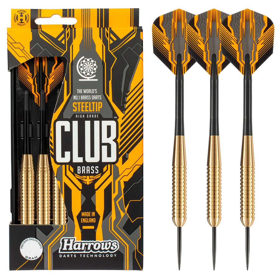 Harrows Darts Club Brass Ringed 23G