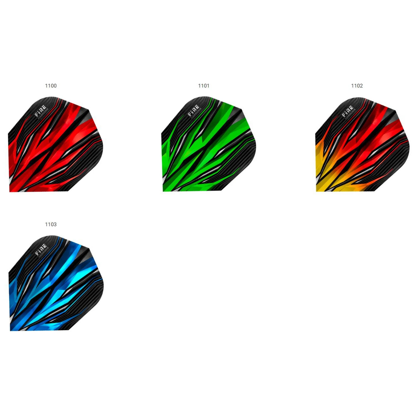 Harrows Fire Dart Flights - Assorted Colours