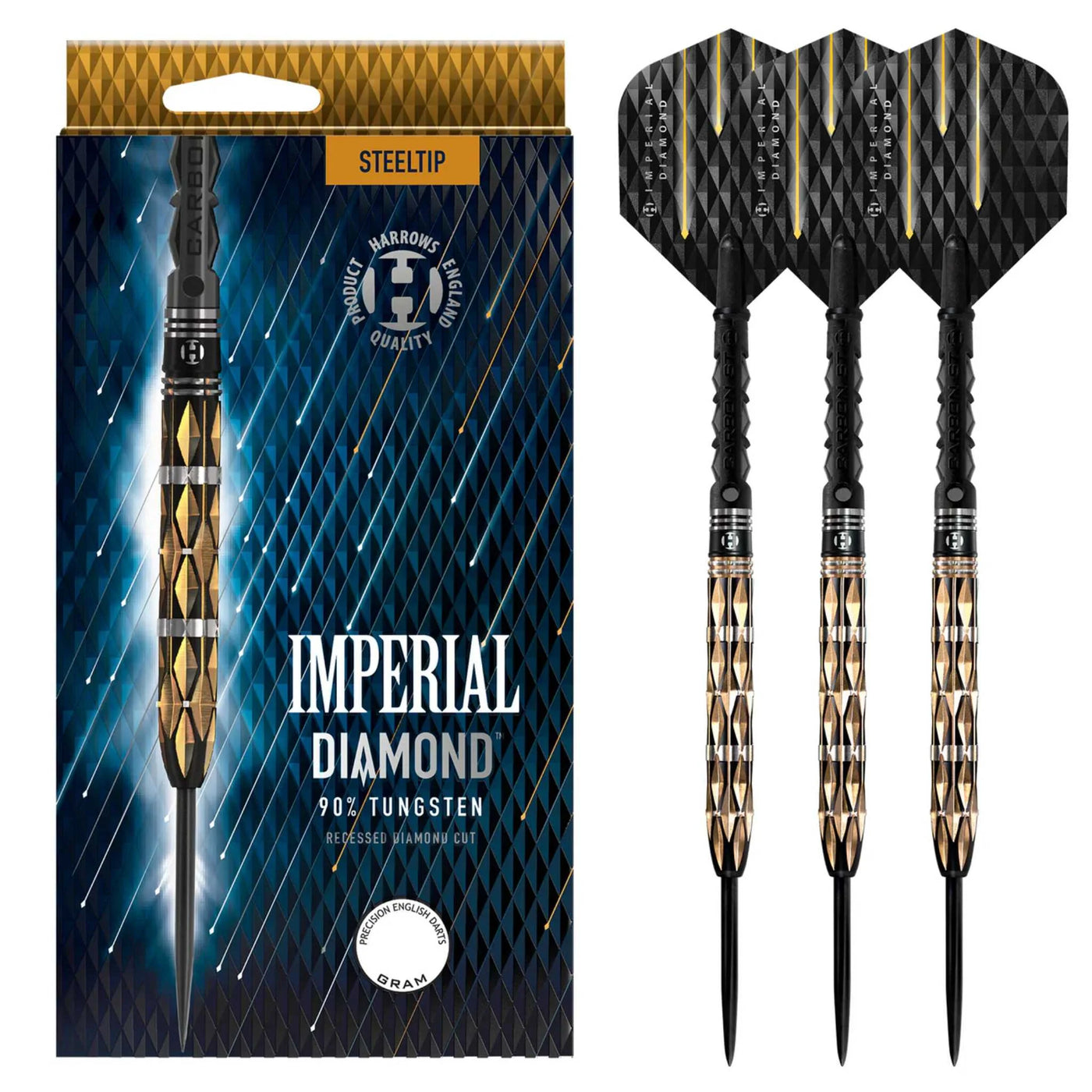 Harrows Imperial Diamond 90 Tungsten Darts -20G