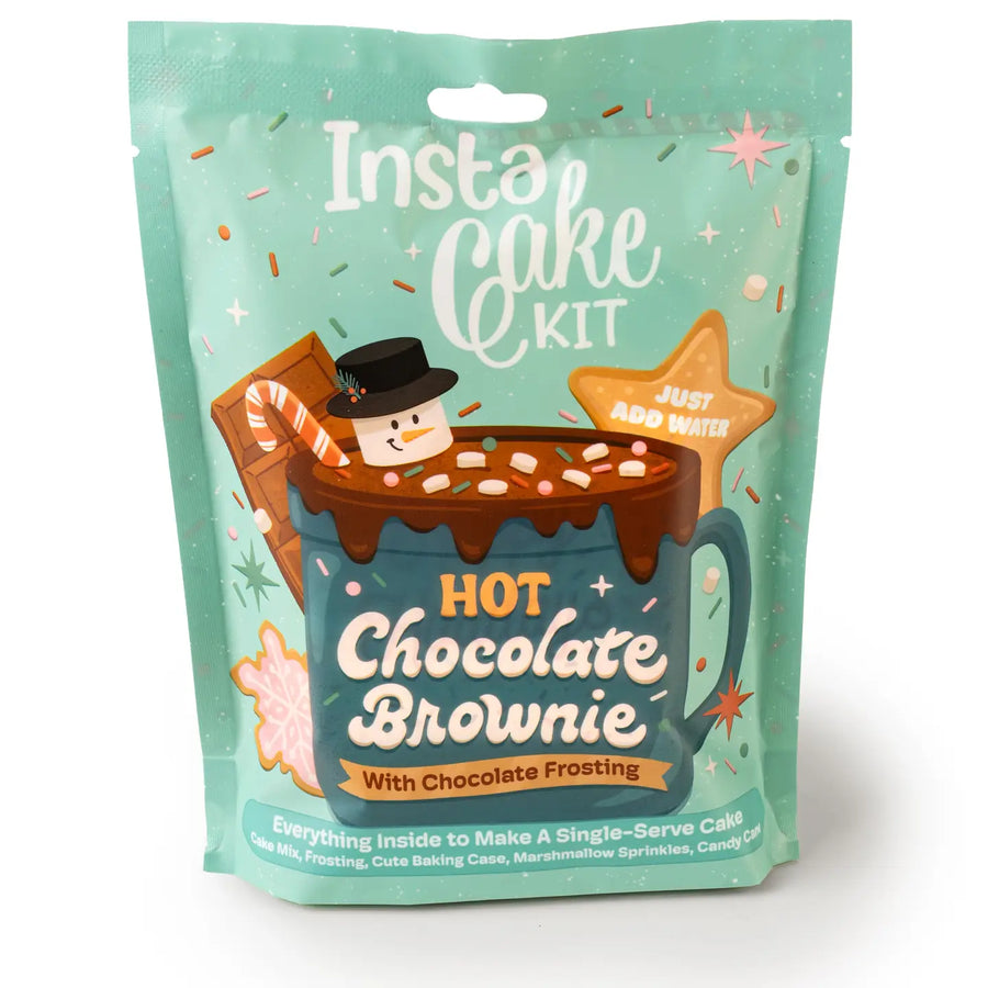 InstaCake Hot Chocolate Brownie with Chocolate Frosting