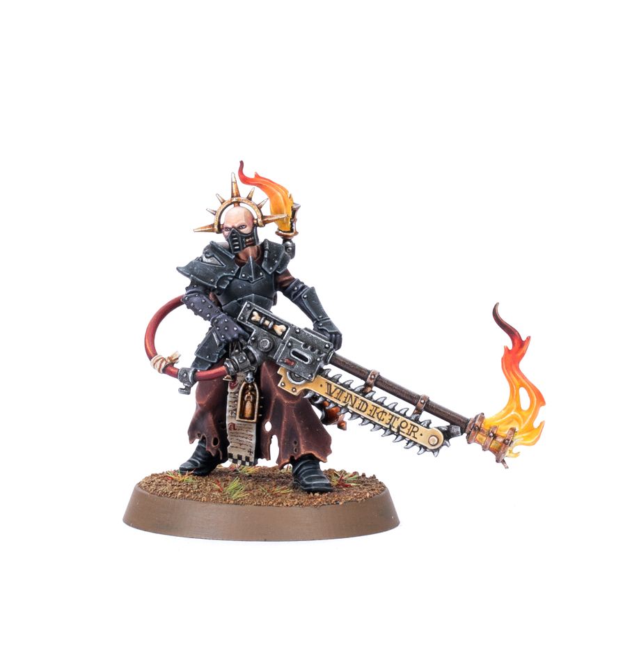 Adepta Sororitas: Ministorum Priest with Vindicator