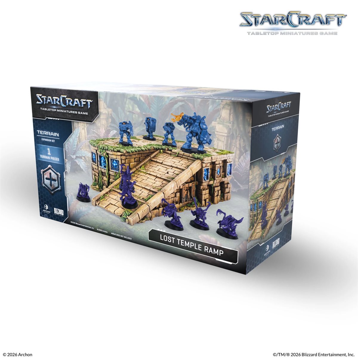 Starcraft: The Miniatures Game: Wave 2: Lost Temple Ramp - Terrain Expansion Set