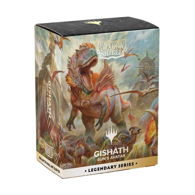 Legendary Series Dual Matte Art Sleeves - Gishath, Sun's Avatar