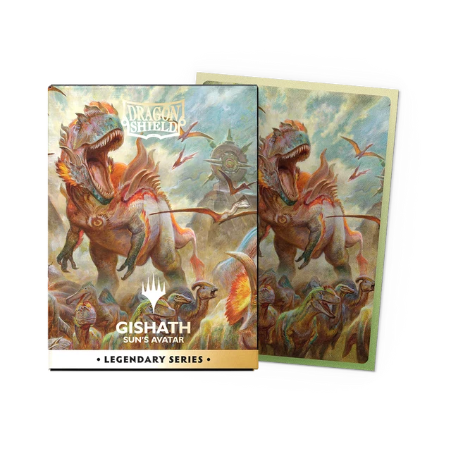 Legendary Series Dual Matte Art Sleeves - Gishath, Sun's Avatar