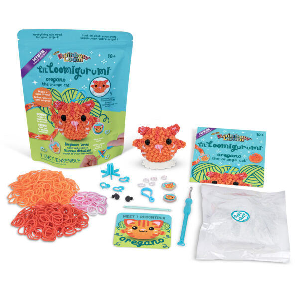 Lil' Loomigurumi Kit - Orange Cat