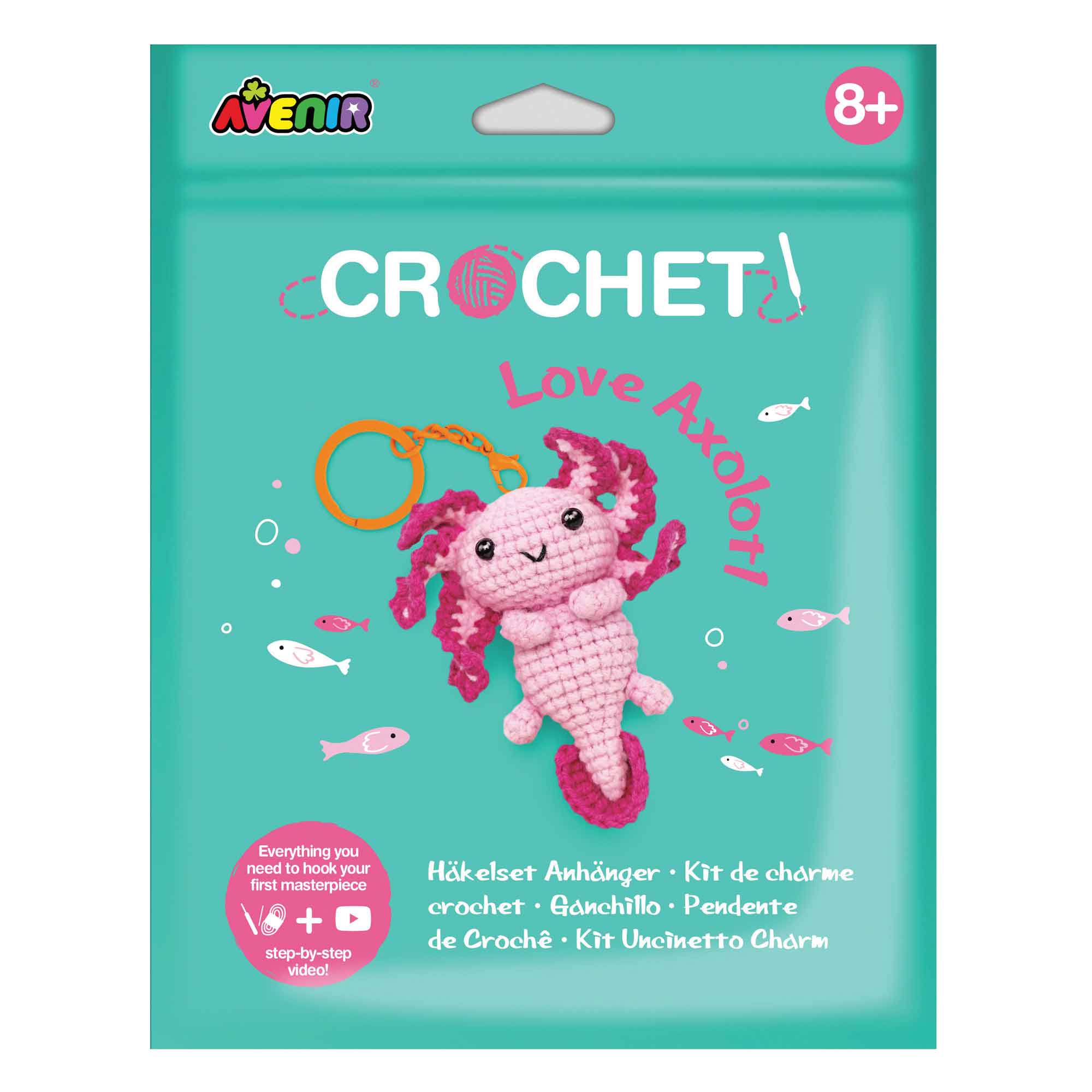 Crochet Love Axolotl