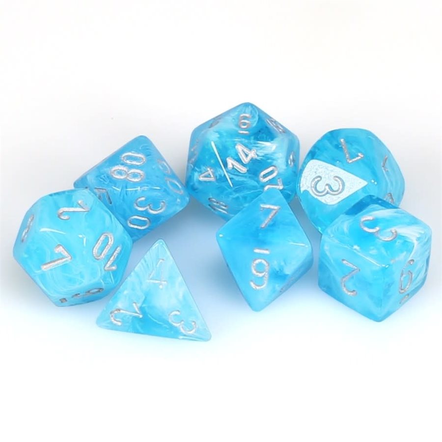 Luminary: Mini 7pc Polyhedral Sky / silver