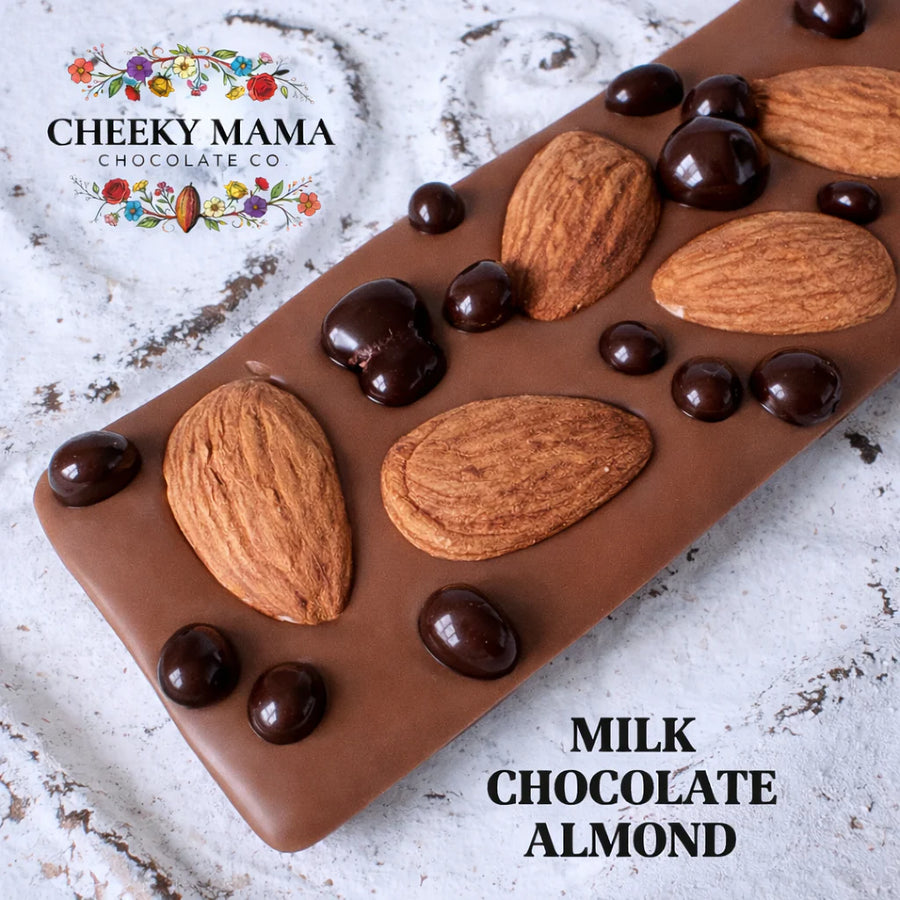 Artisanal Chocolate Bark:  Almond - 55 gram bar