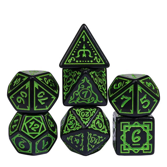 Cryptic Knots: Verdant RPG Dice Set