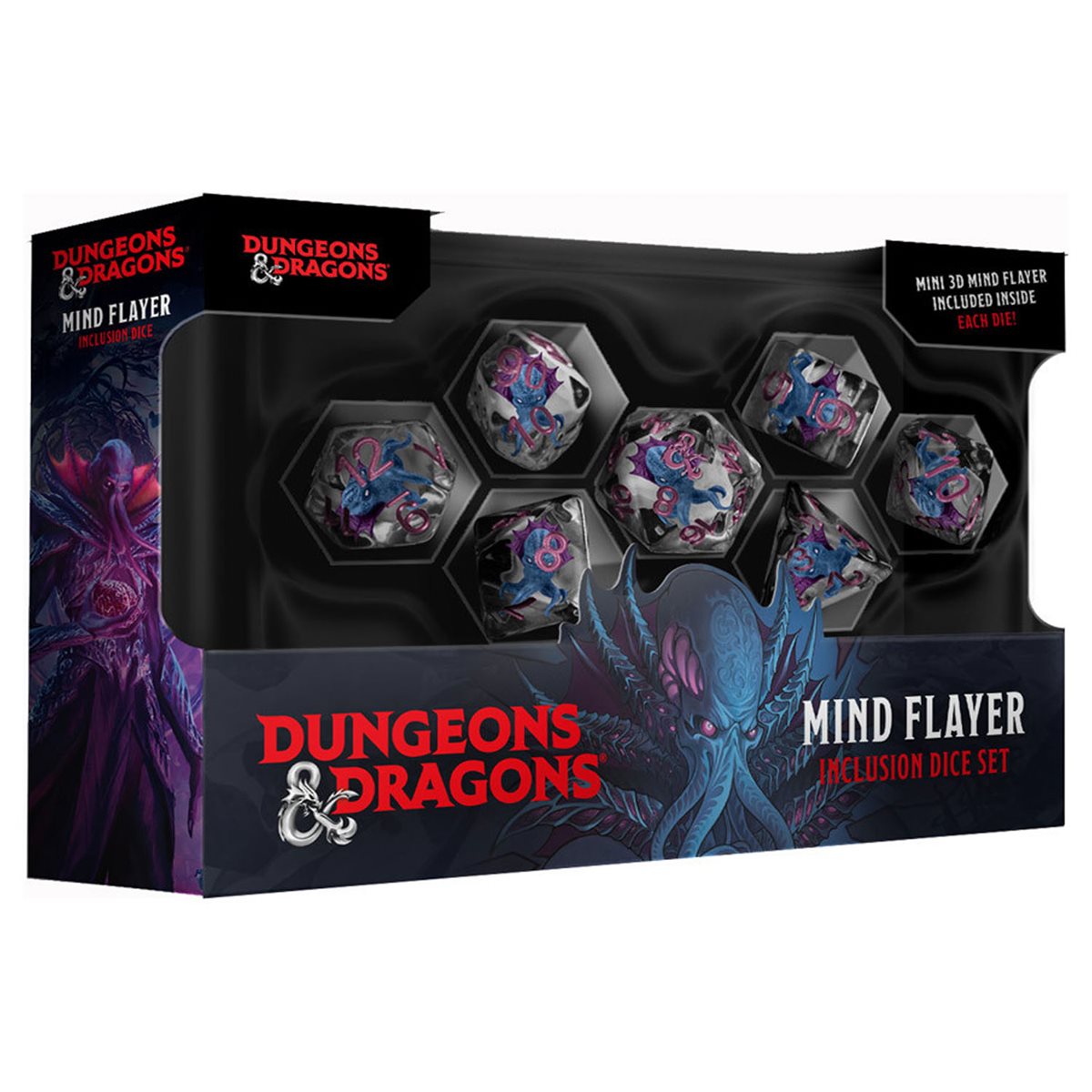 Dice: 7 pc: Resin: D&D: Mind Flayer