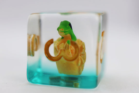 Green Dragon Hatchling RPG Dice Set