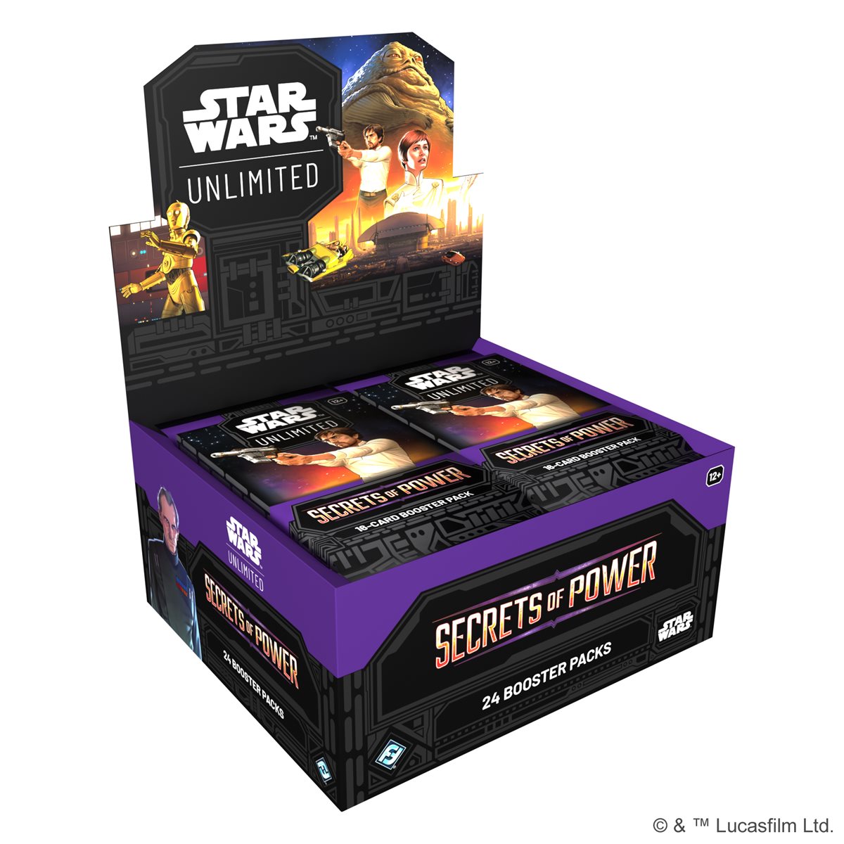 Star Wars Unlimited Secrets of Power Booster Display - November 7