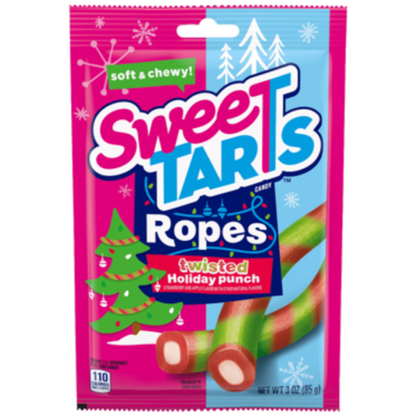 Sweet Tarts Twisted Holiday Punch Ropes
