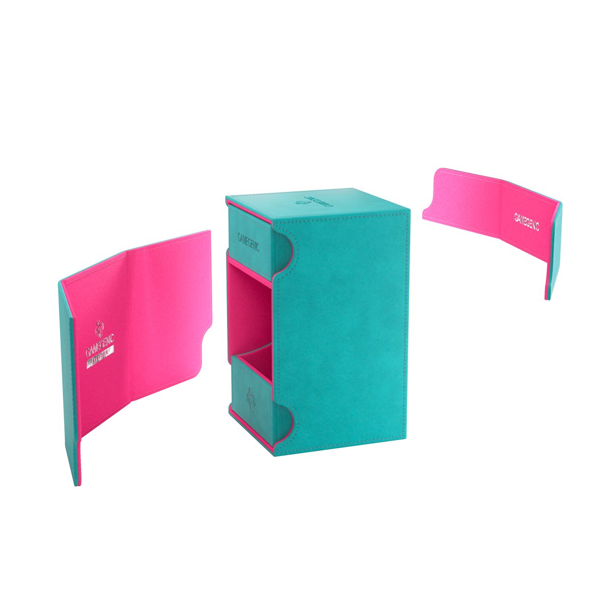 Deck Box: Watchtower XL:  Teal/Pink (100ct)