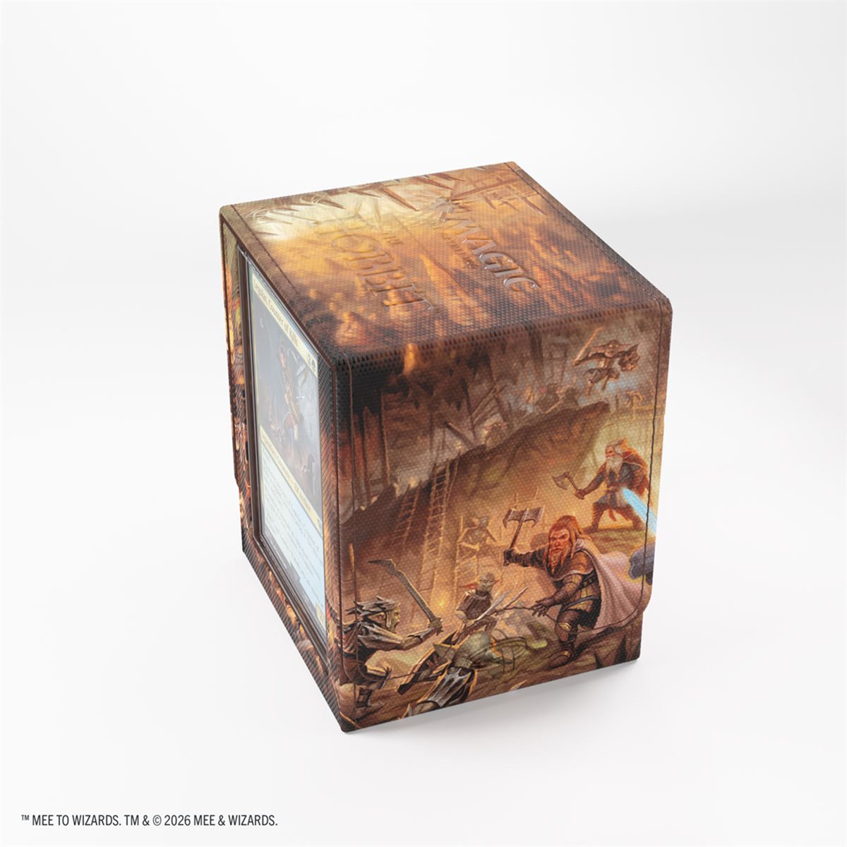 Deck Box: Magic: The Gathering - The Hobbit: Squire PLUS XL (100 ct.) - Battle of Goblin-town