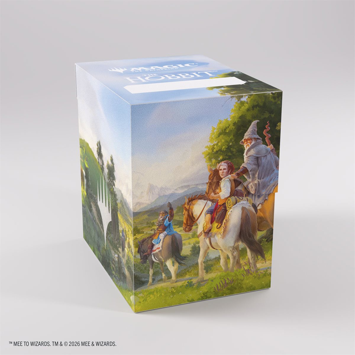 Deck Box: Magic: The Gathering - The Hobbit: Soft Crate (80 ct.) - Leaving Hobbiton / Troop of Ponies
