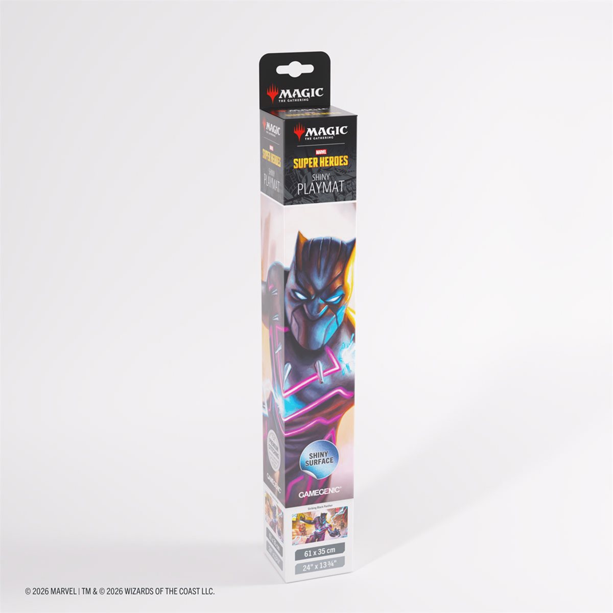 Playmat: Shiny: Magic: The Gathering: Marvel Super Heroes: Striking Black Panther