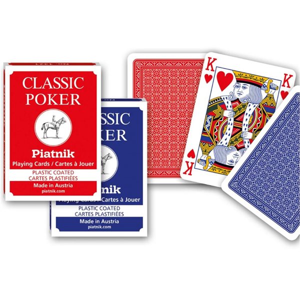 Piatnik Playing Cards - Classic Poker Single Deck (ML)