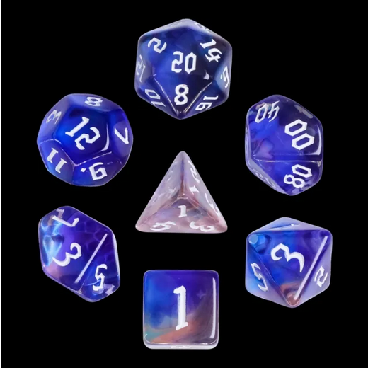 Glimmer Night RPG Dice Set