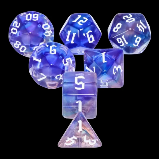 Glimmer Night RPG Dice Set