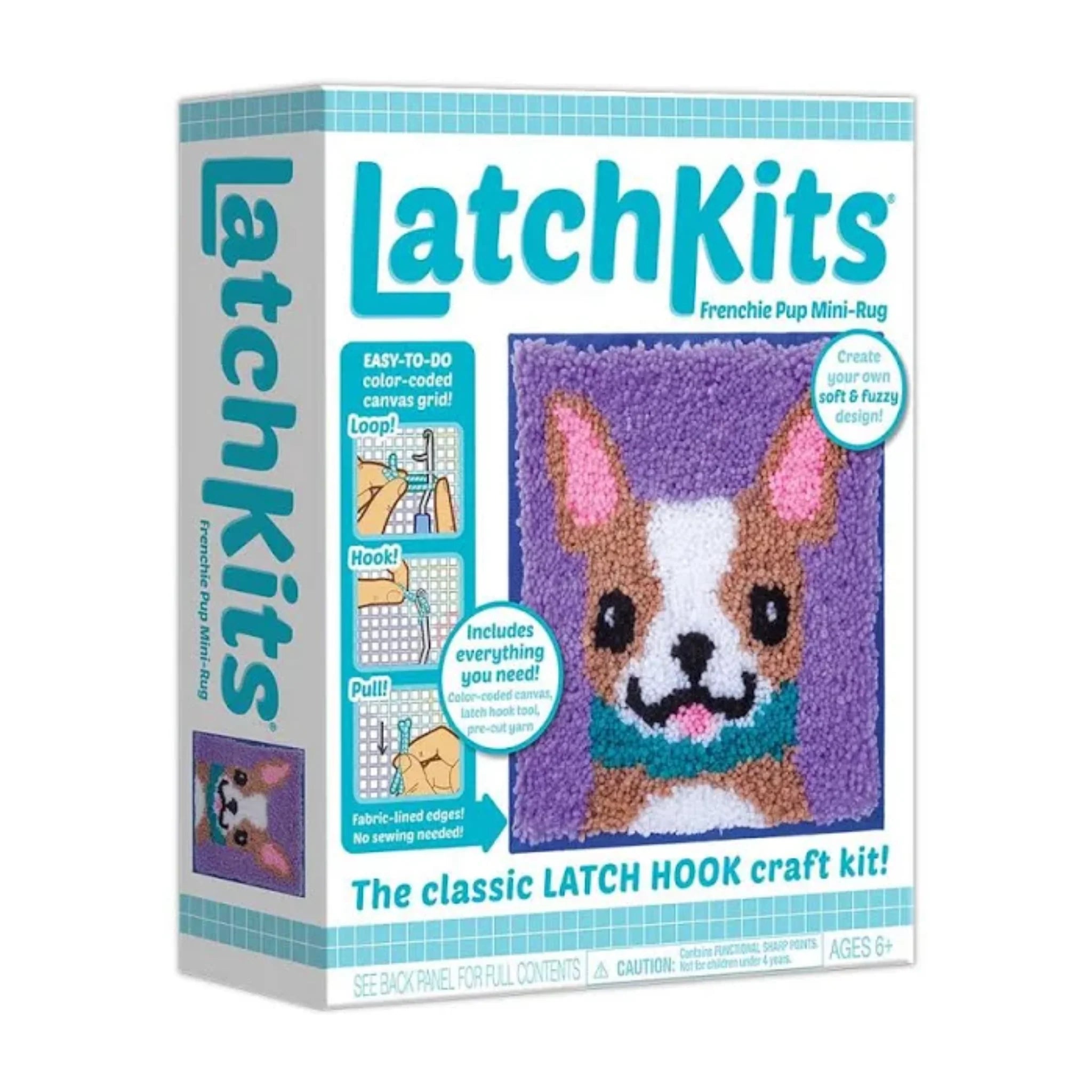 LatchKits: Frenchie Pup Mini Rug
