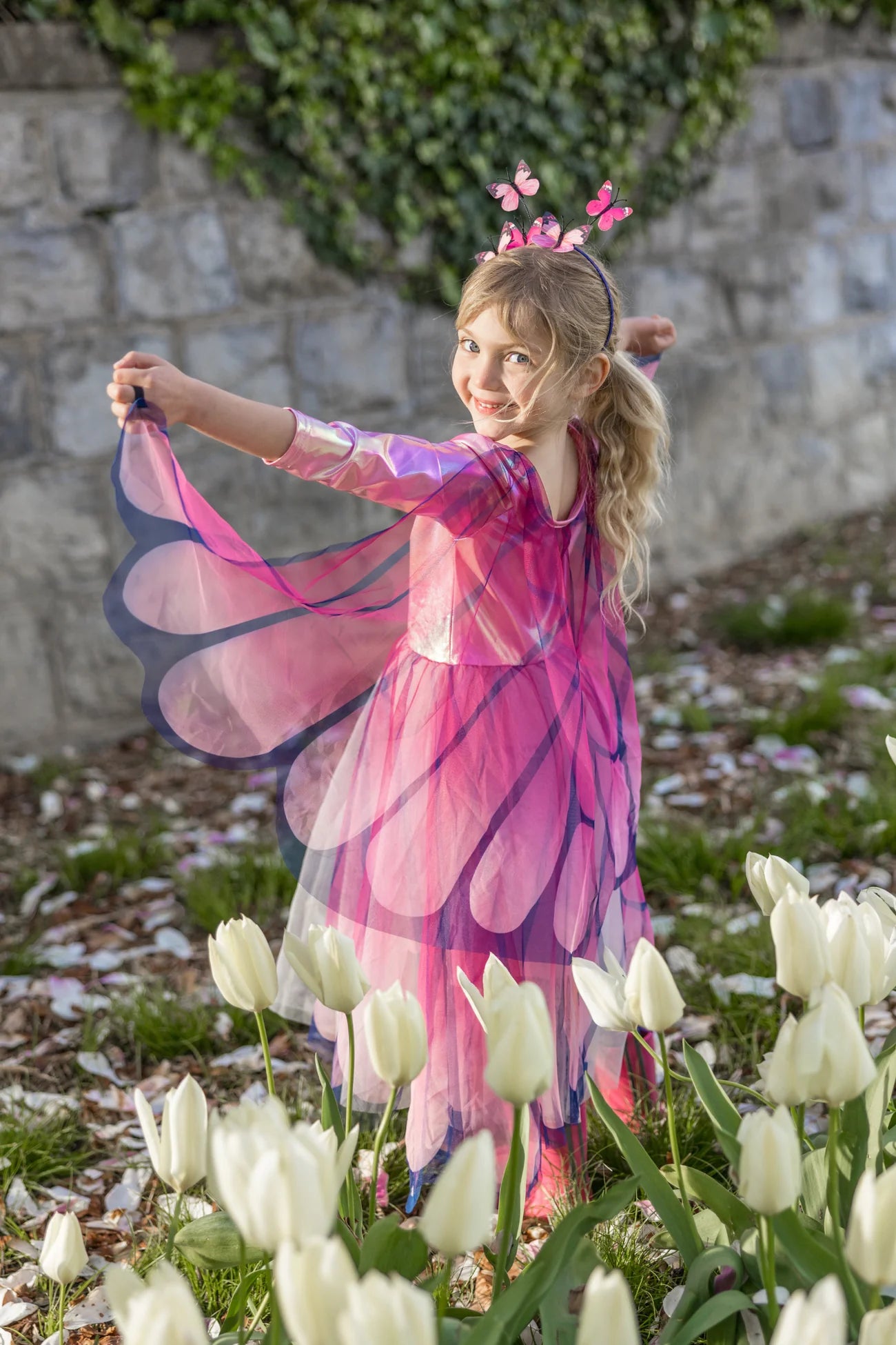 Butterfly Twirl Dress w/Wings