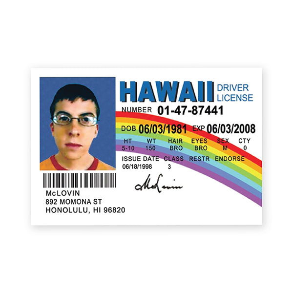 StickerYou - McLovin Fake ID